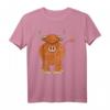 Schottisches Hochlandrind T-Shirt - Lustiges Rinder Motiv für Landwirte, Züchter & Tierliebhaber als Geschenkidee