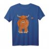 Schottisches Hochlandrind T-Shirt - Lustiges Rinder Motiv für Landwirte, Züchter & Tierliebhaber als Geschenkidee
