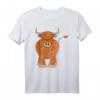 Schottisches Hochlandrind T-Shirt - Lustiges Rinder Motiv für Landwirte, Züchter & Tierliebhaber als Geschenkidee
