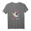 Mädchen liebt Kühe T-Shirt - Bauernhof Geschenk für Kinder, Kuh Cows Loves Kinder, Klassisch geschnitten
