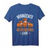 Verrückte Hochlandrind Lady Landwirtin T-Shirt – Lustiges Geschenk für Bäuerinnen, Hochlandrind Liebhaberinnen & Frauen auf dem Bauernhof