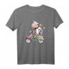 Kuh fährt Roller T-Shirt - Lustiges Tier- und Fahrzeugmotiv für Kinder, Damen und Herren mit Humor