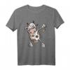 Coole Dab Dance Kuh T-Shirt – Lustiges Comic Style Tierfunshirt für Kinder, Jugendliche und Erwachsene als Geschenk zum Geburtstag oder Weihnachten