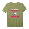 Ich Bin Die Verrückte Mit Den Kühen Landwirt T-Shirt – Lustiges Kuh Motiv für Rinderzüchter, Bauern und landwirtschaftliche Geschenke zu Weihnachten oder Geburtstag