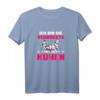 Ich Bin Die Verrückte Mit Den Kühen Landwirt T-Shirt – Lustiges Kuh Motiv für Rinderzüchter, Bauern und landwirtschaftliche Geschenke zu Weihnachten oder Geburtstag