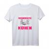 Ich Bin Die Verrückte Mit Den Kühen Landwirt T-Shirt – Lustiges Kuh Motiv für Rinderzüchter, Bauern und landwirtschaftliche Geschenke zu Weihnachten oder Geburtstag