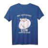 My Official Cow Napping Shirt - Lustiges Schlafshirt für Damen, Herren & Kinder, Kuh Geschenk für Tierliebhaber & Naptime