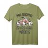 Mir reichts ich geh zu meinen Kühen Landwirt T-Shirt – Lustiges Geschenk für Bauern, Bäuerinnen & Kuhliebhaber zu Weihnachten & Geburtstag