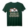 Offizielles Kuh Kalb Schlafshirt - Lustiges Pyjama Nachthemd für Damen, Herren & Teenager als Geschenk für Langschläfer & Morgenmuffel