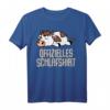 Offizielles Kuh Kalb Schlafshirt - Lustiges Pyjama Nachthemd für Damen, Herren & Teenager als Geschenk für Langschläfer & Morgenmuffel