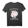 My Official Cow Sleeping Shirt - Bequemes Nachthemd und Schlafshirt für Damen, Herren & Kinder mit Kuh-Motiv für süße Träume