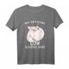 My Official Cow Sleeping Shirt - Bequemes Nachthemd und Schlafshirt für Damen, Herren & Kinder mit Kuh-Motiv für süße Träume
