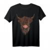 Schottisches Hochlandrind Highland Cattle Geschenk Landwirt T-Shirt - Lustiges Tiermotiv für Landwirte, Züchter & Tierliebhaber
