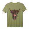 Schottisches Hochlandrind Highland Cattle Geschenk Landwirt T-Shirt - Lustiges Tiermotiv für Landwirte, Züchter & Tierliebhaber