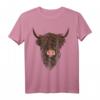 Schottisches Hochlandrind Highland Cattle Geschenk Landwirt T-Shirt - Lustiges Tiermotiv für Landwirte, Züchter & Tierliebhaber