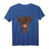 Schottisches Hochlandrind Highland Cattle Geschenk Landwirt T-Shirt - Lustiges Tiermotiv für Landwirte, Züchter & Tierliebhaber