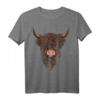Schottisches Hochlandrind Highland Cattle Geschenk Landwirt T-Shirt - Lustiges Tiermotiv für Landwirte, Züchter & Tierliebhaber