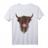 Schottisches Hochlandrind Highland Cattle Geschenk Landwirt T-Shirt - Lustiges Tiermotiv für Landwirte, Züchter & Tierliebhaber