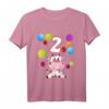 Kinder Kuh Geburtstag T-Shirt für 2 Jahre Mädchen - Niedliches Geburtstagsoutfit für Kleinkinder und Jungen