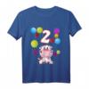Kinder Kuh Geburtstag T-Shirt für 2 Jahre Mädchen - Niedliches Geburtstagsoutfit für Kleinkinder und Jungen
