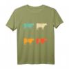 Retro Kuh Shirt Tierliebhaber Vintage Kuh T-Shirt – Perfektes Geschenk für Kuhfans, Kinder & Erwachsene
