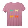 Retro Kuh Shirt Tierliebhaber Vintage Kuh T-Shirt – Perfektes Geschenk für Kuhfans, Kinder & Erwachsene