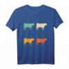 Retro Kuh Shirt Tierliebhaber Vintage Kuh T-Shirt – Perfektes Geschenk für Kuhfans, Kinder & Erwachsene