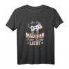 Damen Kuh T-Shirt - Nur ein Mädchen Das Kühe liebt, das perfekte Geschenk für Landwirtinnen und Kuhliebhaberinnen zum Geburtstag
