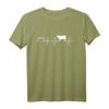 Kuh Herzschlag Herz T-Shirt für Landwirte – Bauer T-Shirt mit Tiermotiv, klassisch geschnitten