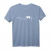 Kuh Herzschlag Herz T-Shirt für Landwirte – Bauer T-Shirt mit Tiermotiv, klassisch geschnitten