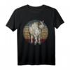 Retro Kuh T-Shirt - Lustiges Bauernhof Tier Design für Landwirte, Bauern & Tierliebhaber