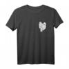 Kuh in Brusttasche T-Shirt – Lustiges Geschenk zum HapFrog für Bauern, Milchliebhaber & Jersey Cow Fans