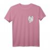 Kuh in Brusttasche T-Shirt – Lustiges Geschenk zum HapFrog für Bauern, Milchliebhaber & Jersey Cow Fans