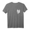 Kuh in Brusttasche T-Shirt – Lustiges Geschenk zum HapFrog für Bauern, Milchliebhaber & Jersey Cow Fans