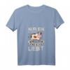 Damen Kuh T-Shirt mit V-Ausschnitt – Perfektes Geschenk für Tierliebhaberinnen, Bauern und Landwirte
