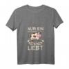Damen Kuh T-Shirt mit V-Ausschnitt – Perfektes Geschenk für Tierliebhaberinnen, Bauern und Landwirte