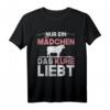 Nur ein Mädchen das Kühe liebt Kuh T-Shirt - Perfektes Geschenk für Tierliebhaber, Bauern und Kinder vom Dorf zu Weihnachten & Geburtstag