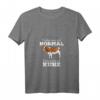 Damen Kuh T-Shirt mit Spruch 'Früher war ich normal heute habe ich Kühe' - Lustiges Landwirt T-Shirt mit V-Ausschnitt für Bauern und Landwirte