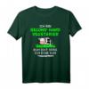 Second Hand Vegetarier Kuh Gras | Lustiges Fleisch Geschenk T-Shirt für Fleischliebhaber, Grillfans & Humorvolle Geschenkideen