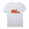 Herbstliche Kühe und Halloween Kürbis T-Shirt mit Farboptionen - Perfekt für Natur-, Halloween- und Wissenschaftsfans