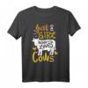 Kuh T-Shirt Motiv - Lustiges Tiermotiv für Tierliebhaber & Geschenkidee für Landwirte und Tierfreunde