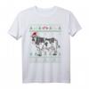 Kuh Weihnachten T-Shirt – Lustiges Milchviehdesign für Landwirte & Bauernfamilien, perfektes Weihnachtsgeschenk oder Pyjamatop
