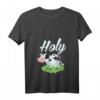 Heilige Kuh Wortspiel T-Shirt für Kuhliebhaber & Milchbauer – Lustiges Geschenk für Landwirte, Familien & Tierfreunde