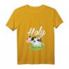 Heilige Kuh Wortspiel T-Shirt für Kuhliebhaber & Milchbauer – Lustiges Geschenk für Landwirte, Familien & Tierfreunde