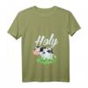 Heilige Kuh Wortspiel T-Shirt für Kuhliebhaber & Milchbauer – Lustiges Geschenk für Landwirte, Familien & Tierfreunde