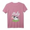 Heilige Kuh Wortspiel T-Shirt für Kuhliebhaber & Milchbauer – Lustiges Geschenk für Landwirte, Familien & Tierfreunde