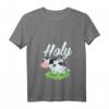Heilige Kuh Wortspiel T-Shirt für Kuhliebhaber & Milchbauer – Lustiges Geschenk für Landwirte, Familien & Tierfreunde
