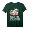 Offizielles Kuh Schlafshirt Pyjama Nachthemd - Lustiges Geschenk für Langschläfer, Morgenmuffel und Tierliebhaber, Damen und Herren