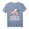 Offizielles Kuh Schlafshirt Pyjama Nachthemd - Lustiges Geschenk für Langschläfer, Morgenmuffel und Tierliebhaber, Damen und Herren