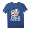 Offizielles Kuh Schlafshirt Pyjama Nachthemd - Lustiges Geschenk für Langschläfer, Morgenmuffel und Tierliebhaber, Damen und Herren